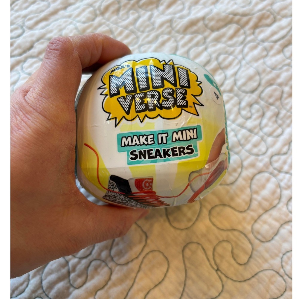 MGA Miniverse Make It Mini Sneakers Series 1 Blind Ball Mystery DIY Craft Kit